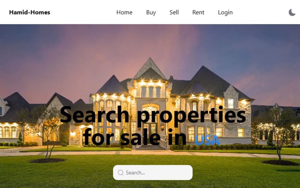 Vista Homes — Real Estate Platform preview